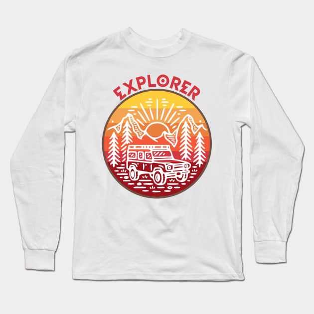 EXPLORER Long Sleeve T-Shirt by Juan726